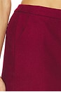 view 6 of 6 Noelia Mini Skirt in Bordeaux