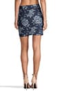 view 3 of 7 Uneven Hemline Skirt in Pasadena Rose