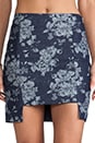 view 4 of 7 Uneven Hemline Skirt in Pasadena Rose
