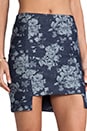 view 5 of 7 Uneven Hemline Skirt in Pasadena Rose