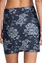 view 6 of 7 Uneven Hemline Skirt in Pasadena Rose