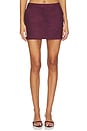 view 1 of 6 MINIFALDA CHARLI in Aubergine