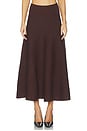 view 1 of 6 Kingston Knit Sweater Skirt in Brown