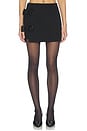 view 1 of 6 Elodie Mini Skirt in Black