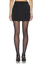 view 4 of 6 Elodie Mini Skirt in Black