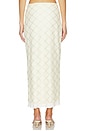 view 4 of 6 JUPE NORELLE in Cream & Green