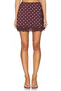 view 1 of 6 Raye Mini Skirt in Wine