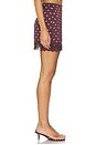 view 2 of 6 Raye Mini Skirt in Wine