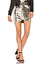 view 1 of 5 Soleil Sequin Skirt in Gold