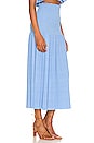 view 2 of 4 Jenna Midi Skirt in Sky Blue