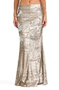view 1 of 6 Sequin Mermaid Skirt in Gold
