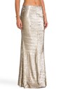 view 2 of 6 Sequin Mermaid Skirt in Gold