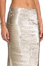 view 5 of 6 Sequin Mermaid Skirt in Gold