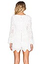 view 3 of 5 Lulu Lace Romper in White