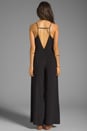 view 4 of 5 Deep V Jumpsuit in Black