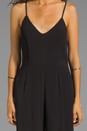 view 5 of 5 Deep V Jumpsuit in Black