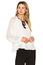 view 1 of 4 Tikk Peasant Top in White