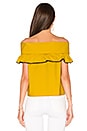view 3 of 4 Lorena Off Shoulder Top in Mustard