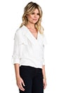 view 2 of 7 Overlap Shirt in White