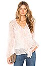 view 2 of 5 Dusk Ruffle Blouse in Blush