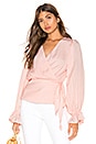 view 1 of 4 Chemisier drapé in Peach
