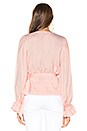 view 3 of 4 Chemisier drapé in Peach