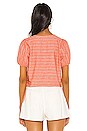 view 3 of 4 TOP DRAPÉ ZOE in Orange