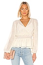 view 1 of 4 Kate Chiffon Overlay Top in Ivory