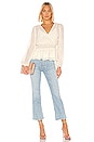 view 4 of 4 Kate Chiffon Overlay Top in Ivory
