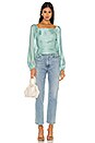view 4 of 4 Peyton Blouse in Mint