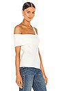 view 2 of 4 Sylvie Sleeveless Top in White