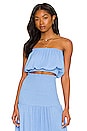 view 1 of 4 Jenna Top in Sky Blue