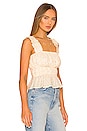 view 2 of 4 Mimi Floral Print Top in Orange & Yellow Print
