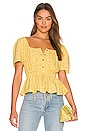 view 1 of 5 Top Carly in Yellow Multi
