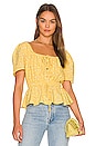 view 2 of 5 Top Carly in Yellow Multi