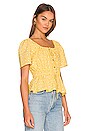 view 3 of 5 Top Carly in Yellow Multi