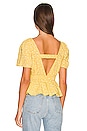 view 4 of 5 Top Carly in Yellow Multi