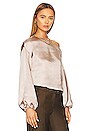 view 2 of 4 Lexi One Shoulder Blouse in Champagne