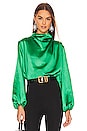 view 1 of 4 Hunnie Blouse in Kelly Green