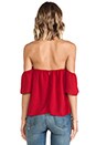 view 3 of 4 TOP CON VUELO BLOND AMBITION in Maroon