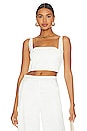 view 1 of 4 Celestin Cropped Top in Ivory