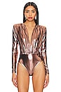 view 2 of 5 Opal Body Suit in Rose Gold