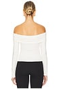 view 3 of 4 ТОП TOWNE OFF SHOULDER in Ivory