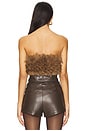 view 3 of 4 Wallace Top in Mocha Brown