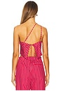 view 4 of 6 Claudine Asymmetrical Top in Red