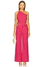 view 5 of 6 Claudine Asymmetrical Top in Red