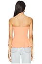 view 3 of 4 Saffy Peplum Top in Coral