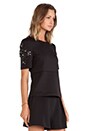 view 2 of 5 Perry Embellished Top in Black