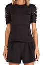 view 4 of 5 Perry Embellished Top in Black