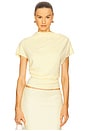 view 1 of 5 x REVOLVE Walker Draped Top in Light Yellow